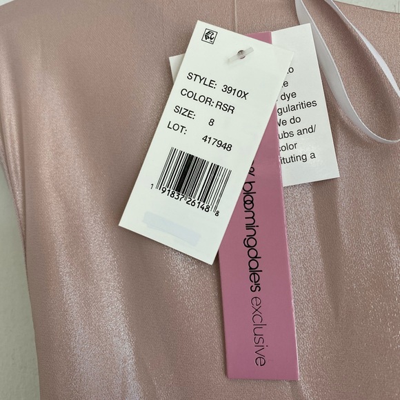 NWT AQUA Pink Bridesmaid Dress - Size 8 - Picture 3 of 5